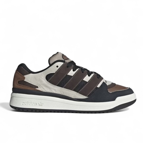 Adidas Originals Forum 2000 Shoes Mens 10 Off White Dark Brown Leather NEW‎